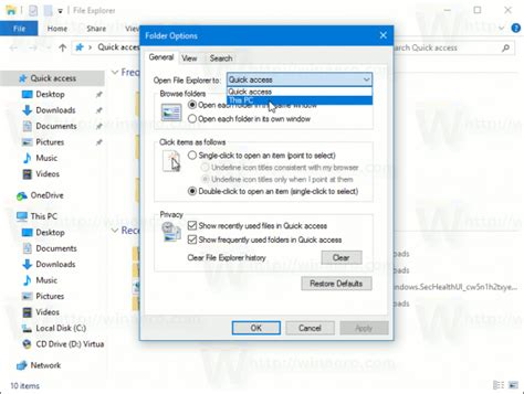 Open File Explorer To Downloads Folder In Windows