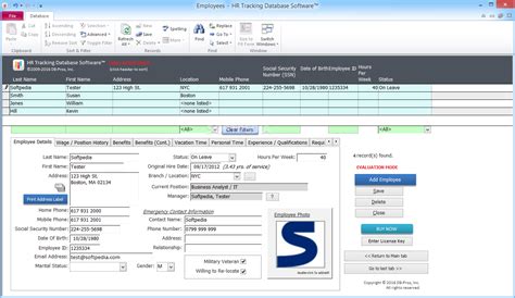 Download HR Tracking Database Software