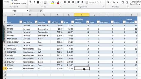 Inventory Control Software In Excel Free Download
