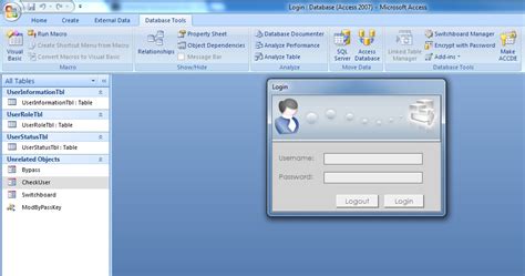Simple MS Access Advanced Login Form Free Source Code