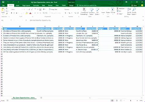 Training Database Template Excel Excel Templates