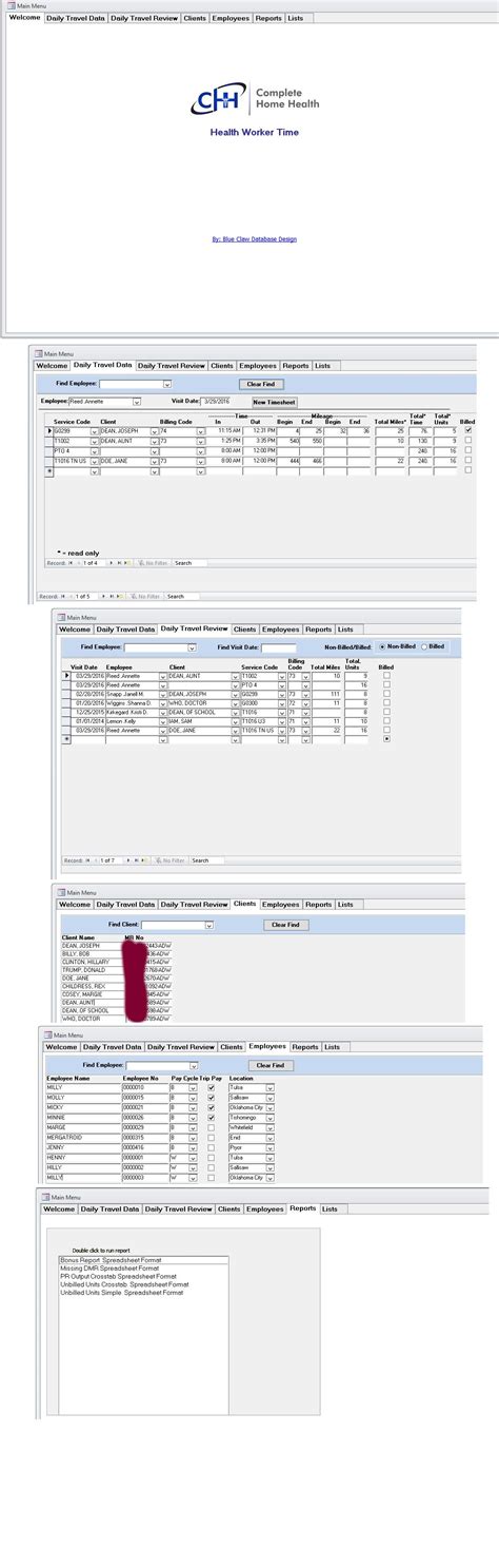 Microsoft Access Timesheet Database Get Your Custom