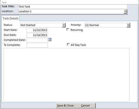 Task Management Database Template Task Management Software