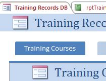 Download Employee Training Plan And Record Access Database