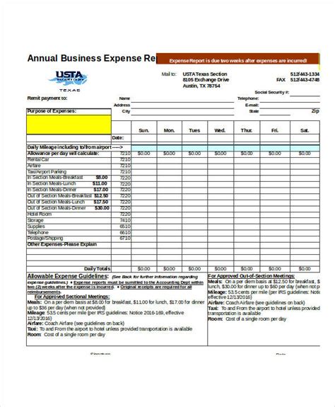 FREE Expense Report Examples Samples In PDF Google