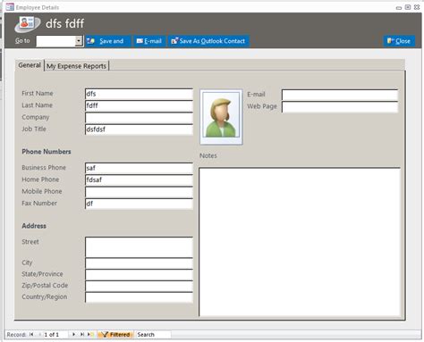 Expense Reports Database Template Expense Tracking Database
