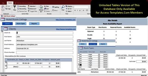 Best Access Database Templates Images On Pinterest
