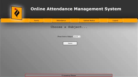 Online Attendance Management System YouTube
