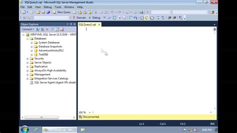 SQL Server Creating A Database YouTube