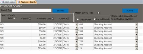 Basic Purchase Order With Accounts Payable Database