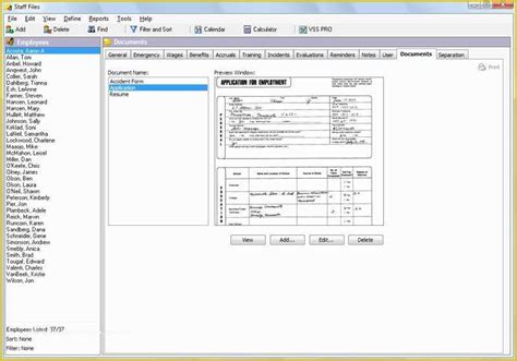 Free Human Resources Access Database Template