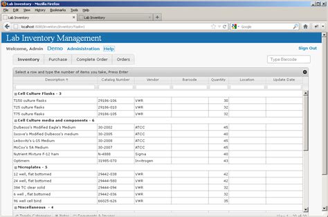 Lab Inventory Download SourceForge