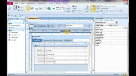 Set Security Level MS Access YouTube