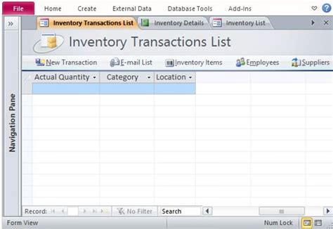Access Inventory Template Free Access Documents