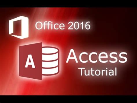Microsoft Access Tutorial For Beginners General