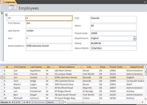 Creating Microsoft Access Forms