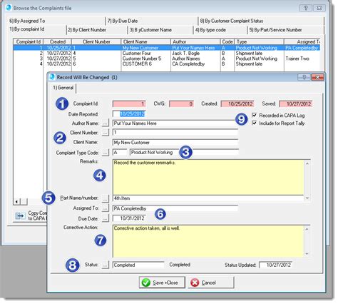 Free Customer Complaint Form Database Your Guide