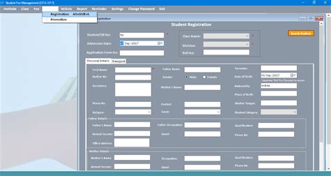 Desktop Fee Automation System Fee Management System For