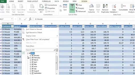 TATEMS Fleet Maintenance Software Spreadsheet Update YouTube