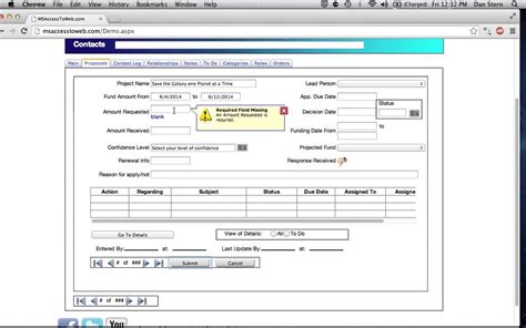 MS Access To Web Demo YouTube