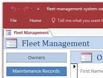 Download Fleet Management System Access Database Templates