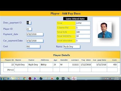 How To Create Sports Database In MS Access Sports