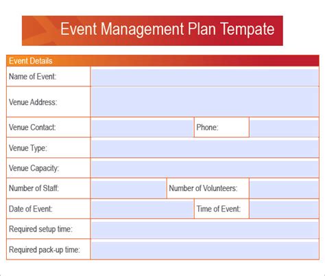 FREE Event Planning Samples In PDF MS Word