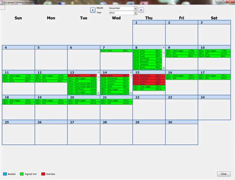 Performance Trying To Make An Efficient Calendar In