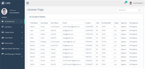 Download Library Management System Project In PHP