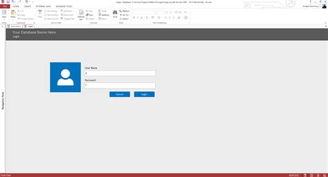 Custom Login Database Template System Custom Login Software