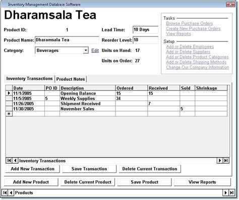 Inventory Management Database Software FREE Download