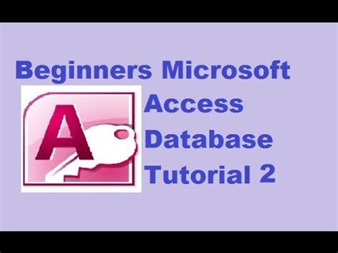 Beginners MS Access Database Tutorial Table Filter