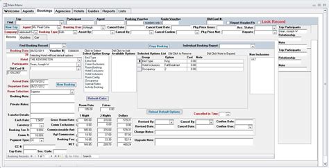 Microsoft Access Travel Agency Database Templates