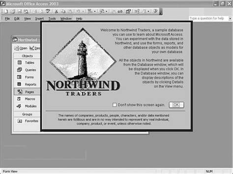 Opening The Northwind Mdb Sample Database Special