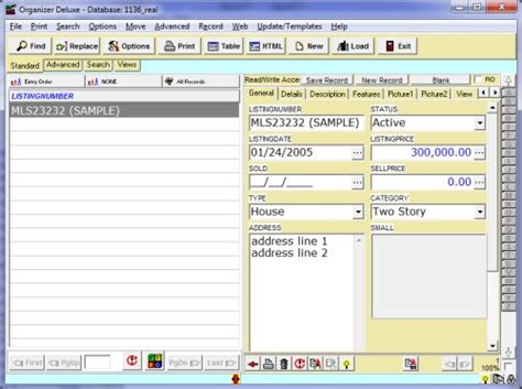 Microsoft Access Real Estate Database Template Namesblogs