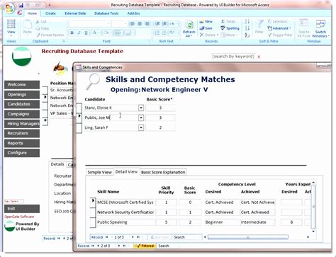 Free Employee Database Template In Excel Excel
