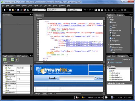 Microsoft Expression Web Free Download