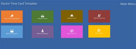 Doctor Time Hour Clock Tracking Template Tracking Database