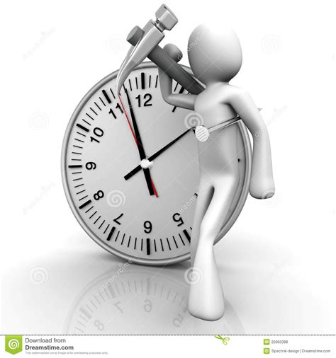 Working Time Stock Illustration Illustration Of Employee
