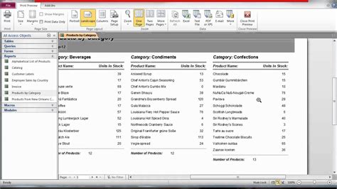 Microsoft Access Filter A Report YouTube