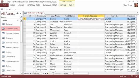 Microsoft Office Access Tutorial Deleting And