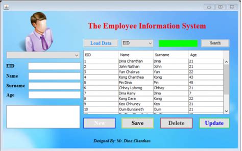 Employee Management System With JAVA GUI JFRAME Free