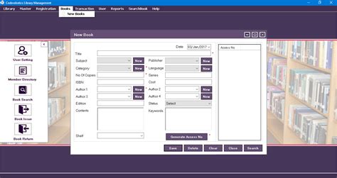 Desktop Based Library Management System Library