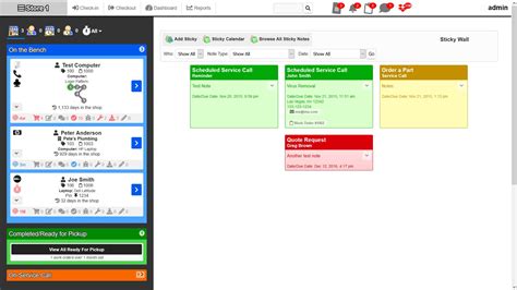 Screenshots PC Repair Tracker PHP MySQL Computer