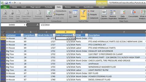 TATEMS Fleet Maintenance Software Import To Quickbooks