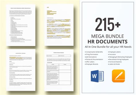 HR Policy Template Free Word Excel PDF Documents