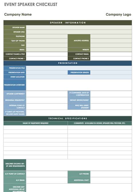 Free Event Planning Templates Smartsheet