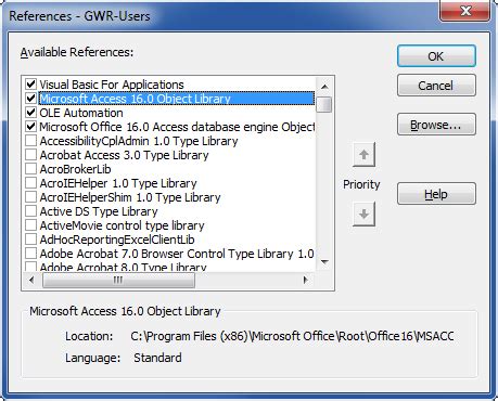 Vba FileDialog Type Is Not Defined In MS Access