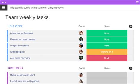 Daily Task Management Template For Your Team Monday