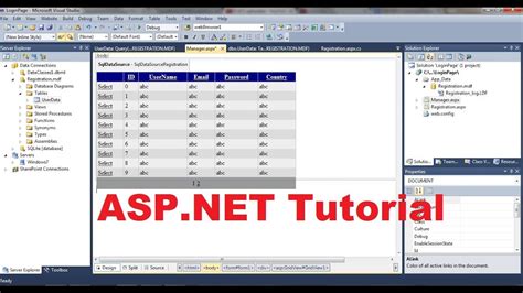 ASP NET Tutorial How To Create A Login Website